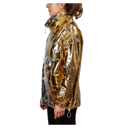 Nike WMNS NSW Metallic Jacket (Gold / Silber)