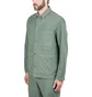 Norse Projects x Geoff McFetridge Mads Backsatin Shirt (Grüngrau)