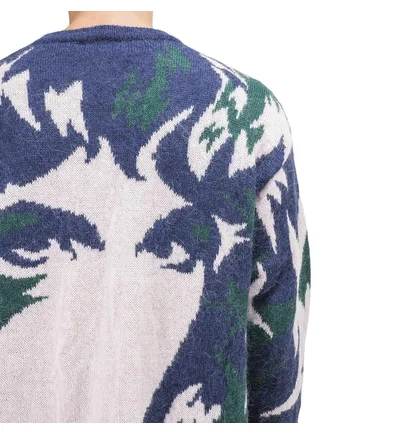 P.A.M. Handmaiden Camo Sweater (Navy)