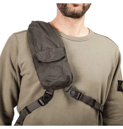 Stone Island GD Compact Nylon One-Shoulder (Olive)