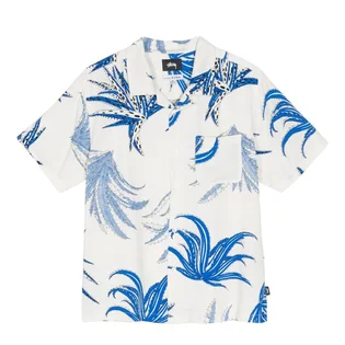 Stüssy Cactus Rayon Shirt (Weiß)