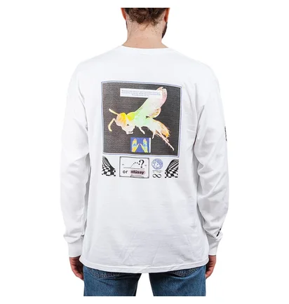 Stüssy Spirit Guide LS Tee (Weiß)