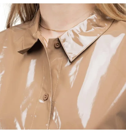 Stüssy WMNS Holland Button Down Shirt (Braun)