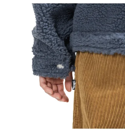 Stüssy WMNS Taryn Sherpa Trucker Jacket (Blau)