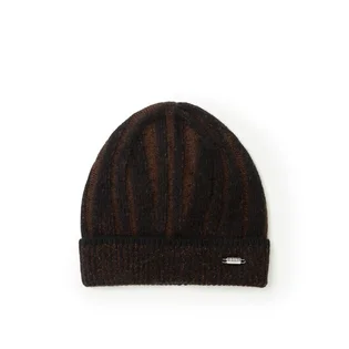 032c Zen Ribbed Beanie (Braun / Schwarz)