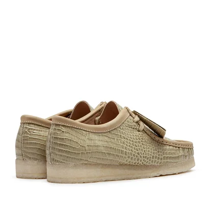 Clarks Originals Wallabee Maple Croc (Beige)
