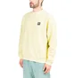 Brain Dead Reverse Fleece Crewneck (Gelb)