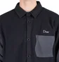 Dime Polar Fleece Button Up Shirt (Schwarz)