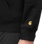 Carhartt WIP Chase Neck Zip Sweatshirt (Schwarz / Gold)
