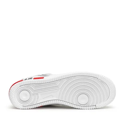 Nike Air Force 1 React (Weiss / Rot)