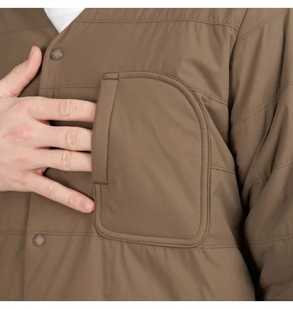 Snow Peak Flexible Insulated Cardigan (Braun)