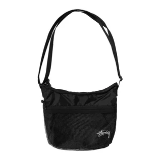 Stüssy Light Weight Shoulder Bag (Schwarz)
