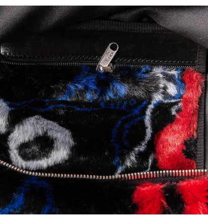 Aries Elis Bag Fake Fur (Schwarz)