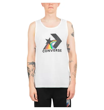 Converse Find your pride Grafik Tanktop (Weiß)