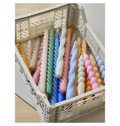 HAY Candle / Long mix 6 Stk (Grün)