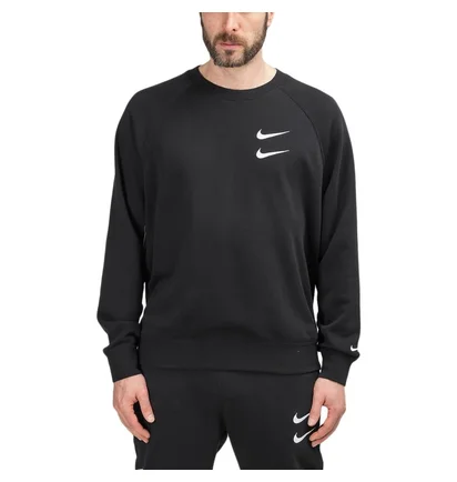 Nike Swoosh Crewneck (Schwarz)
