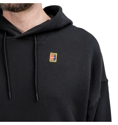 NikeCourt Tennis Hoodie (Schwarz)