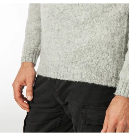 Norse Projects Birnir Fairisle (Hellgrau Meliert)