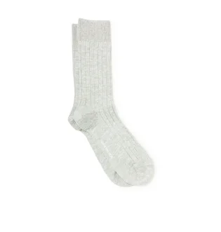 Norse Projects Bjarki Cordura Wide Rib Socks (Hellgrau)