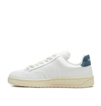 Veja V-12 Stitch O.T. Leather (Weiß / Blau)