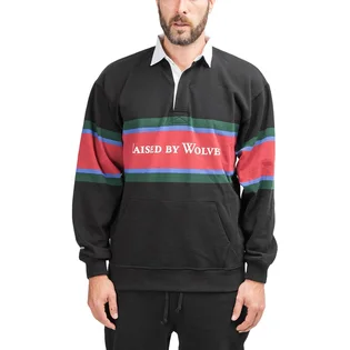 Raised by Wolves Barbarian Rugby Sweater (Schwarz)