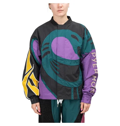 Reebok X Pyer Moss Sankofa Bomber (Schwarz / Teal / Lila)