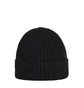Stone Island Ribbed Beanie (Schwarz)