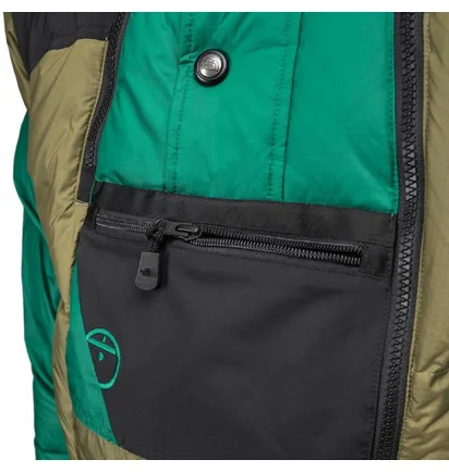 The North Face Steep Tech Down Jacket (Khaki / Schwarz)