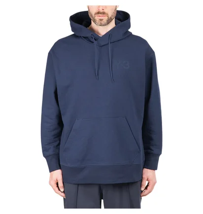 adidas Y-3 Classic Chest Logo Hoodie (Navy)