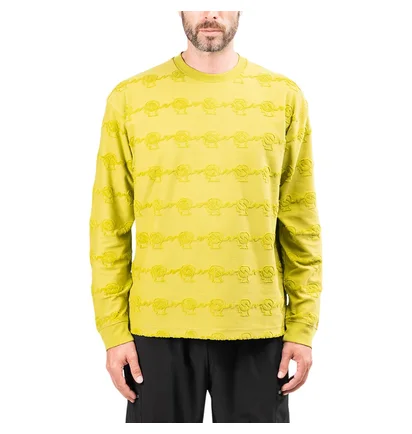 Brain Dead Running Head Longsleeve (Gold)