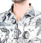 Brain Dead Wild Things Pajama Top (Schwarz / Weiß)