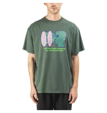 Brain Dead Brain Vision Tee (Grün)