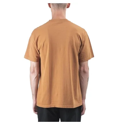 Dime Classic Logo Embroidered T-Shirt (Braun)