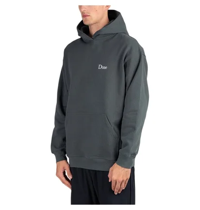 Dime Classic Small Logo Hoodie (Dunkelgrün)