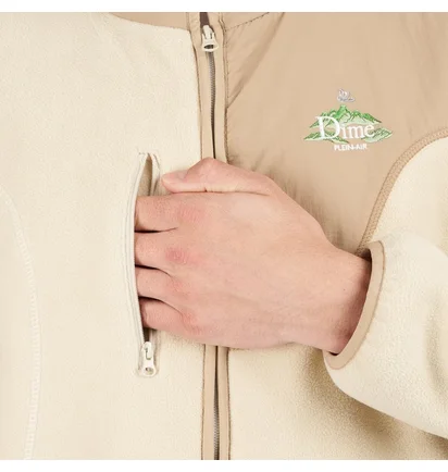 Dime Plein-Air Polar Fleece Jacket (Creme)