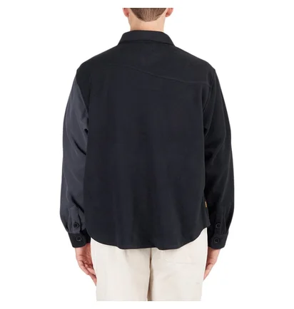 Dime Polar Fleece Button Up Shirt (Schwarz)