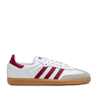 adidas Samba OG (Weiß / Dunkelrot)