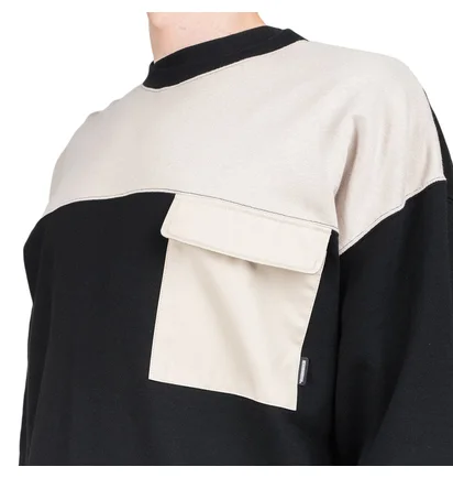 Neighborhood Yoke /C-Crewneck (Schwarz / Cream)