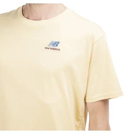 New Balance Essentials Embroidered T-Shirt (Gelb)