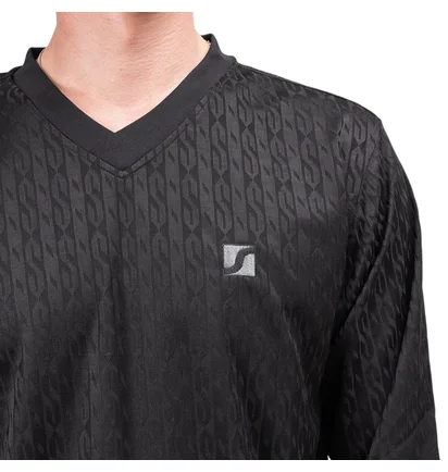 Stüssy Soccer V-Neck Longsleeve (Schwarz)