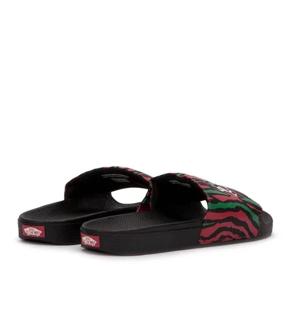 Vans x A Tribe Called Quest MN Slide-On 'ATCQ' Track (Schwarz)