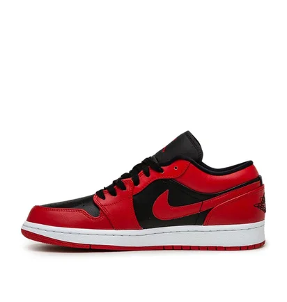 Air Jordan 1 Low 'Reverse Bred' (Rot / Schwarz)