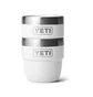 Yeti Rambler 4oz Stackable Cups (Weiß / Silber)