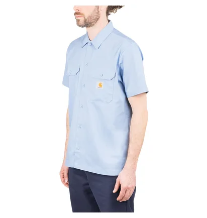 Carhartt WIP Master Short Sleeve Shirt (Blau)