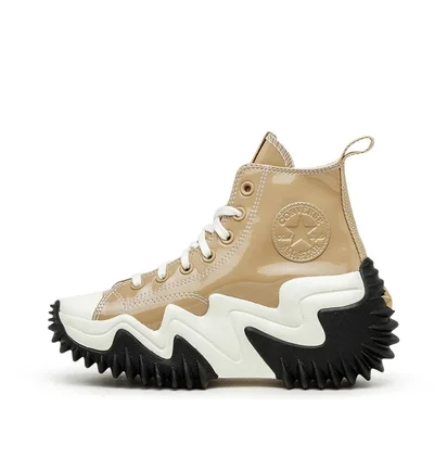 Converse Run Star Hi Motion (Khaki / Schwarz / Weiß)