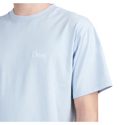 Dime Classic Small Logo T-Shirt (Hellblau)
