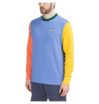 Aimé Leon Dore LS Color Blocked Tee (Blau)