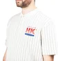 Han Kjobenhavn Polo Tee (Nadelstreifen / Weiß)