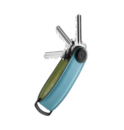 Orbitkey Key Organiser Leather (Blau)