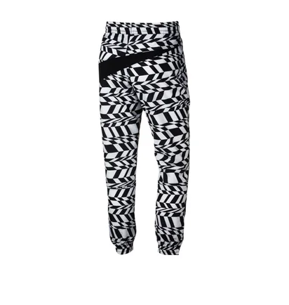 Nike NSW Printed Swosh Woven Pant (Weiß / Schwarz)